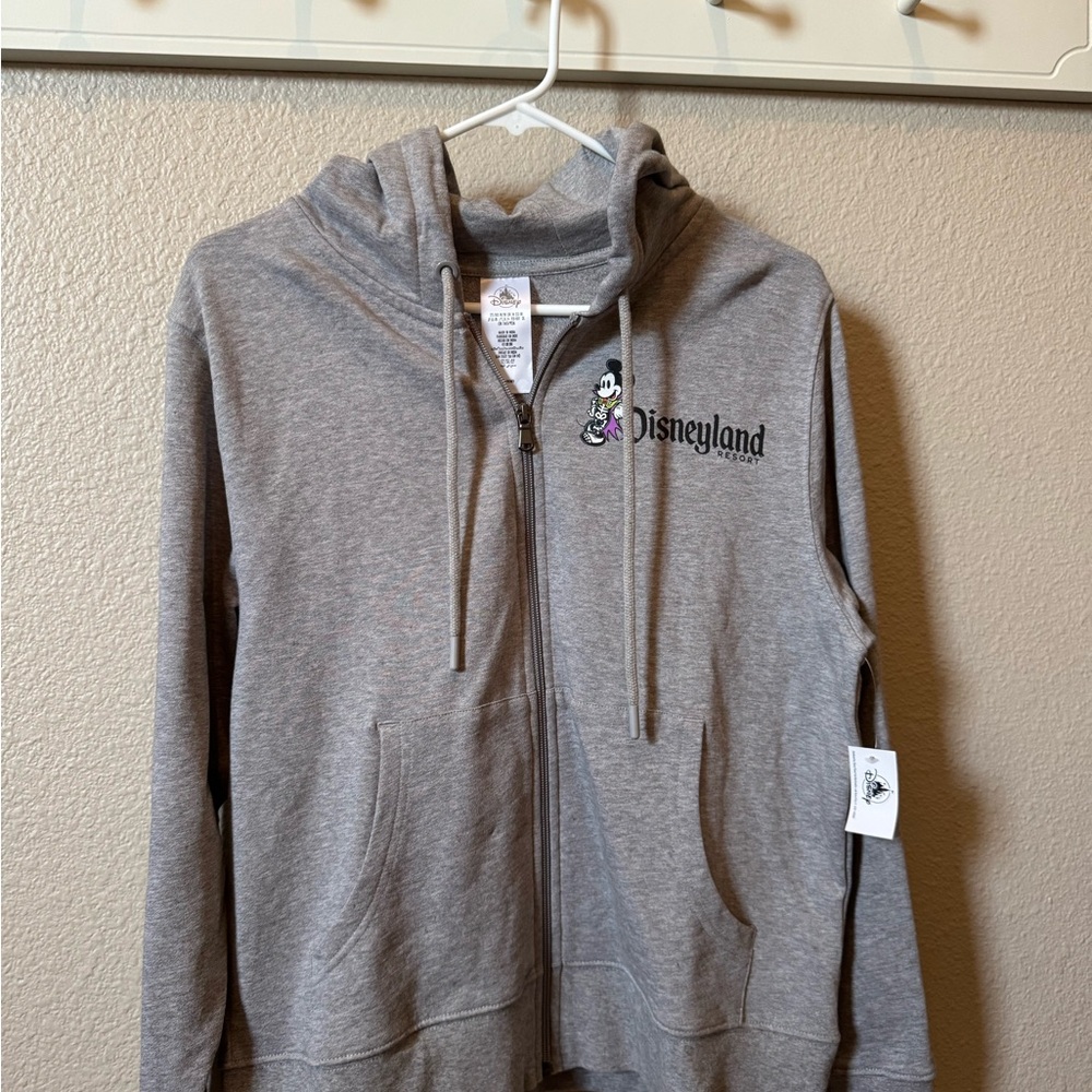 Disney Gray Zip-Up Hoodie Jacket